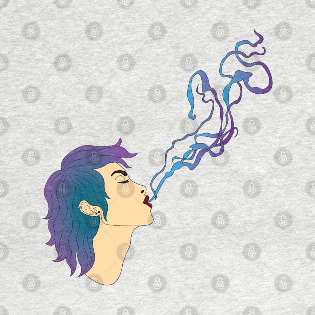 Smoke spiraling away by VisionarySerendipity